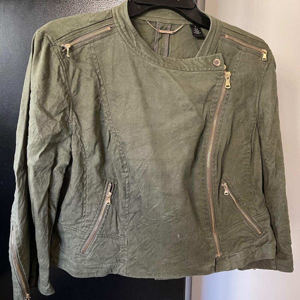 Cropped utility jacket